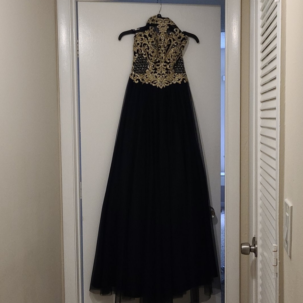 Navy elegant dress👗